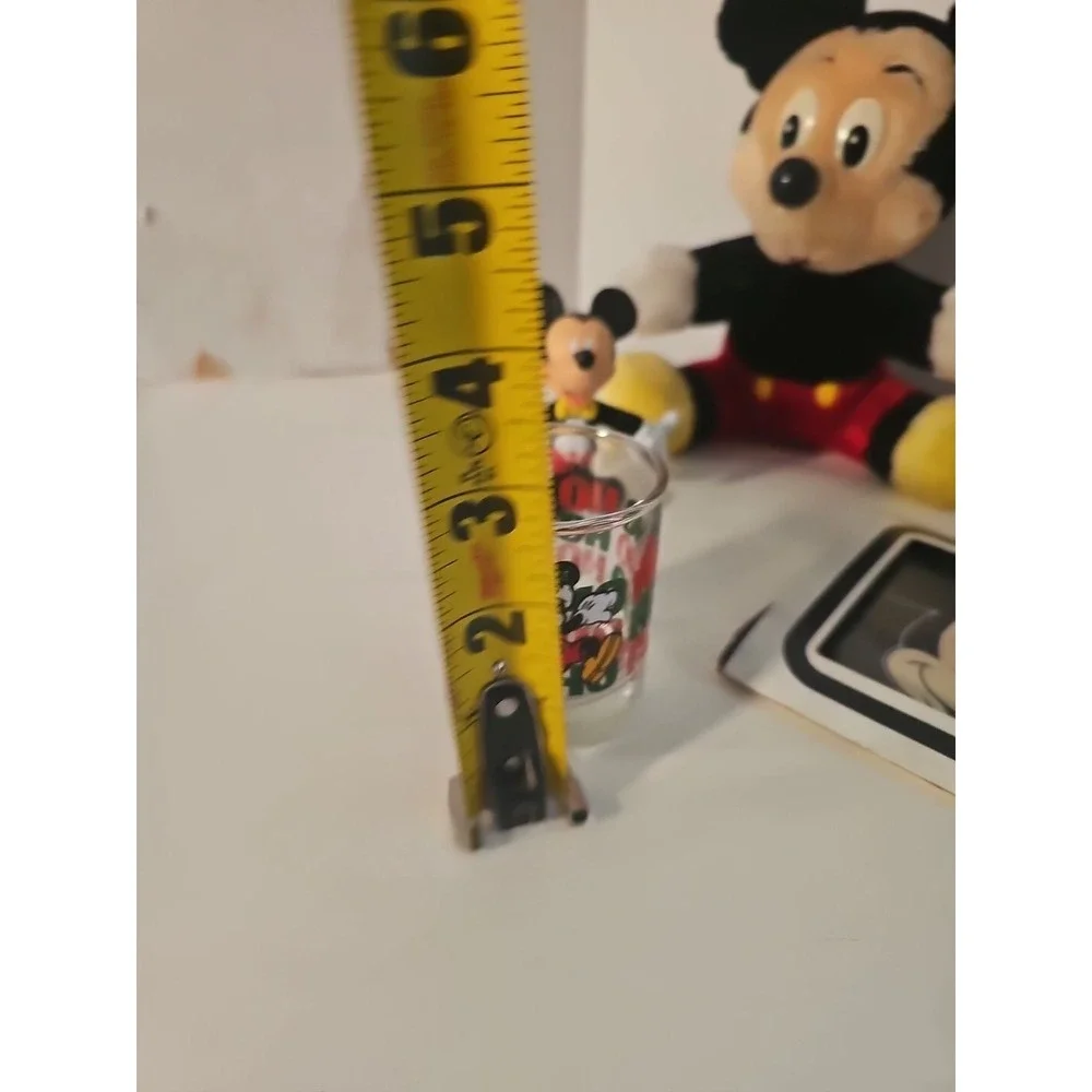 Vintage Disney Lot of 4 Mickey Mouse Plush Stuffed Toy Glass Mirror‎  Toys VTG